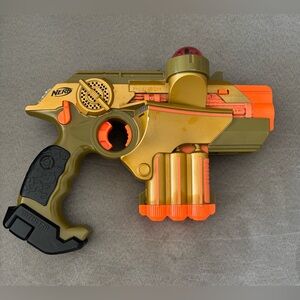 Nerf Lazer Tag Phoenix LTX Gun Gold Laser System Tested & Working